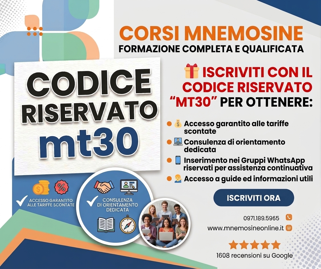 corsi mnemosine generico